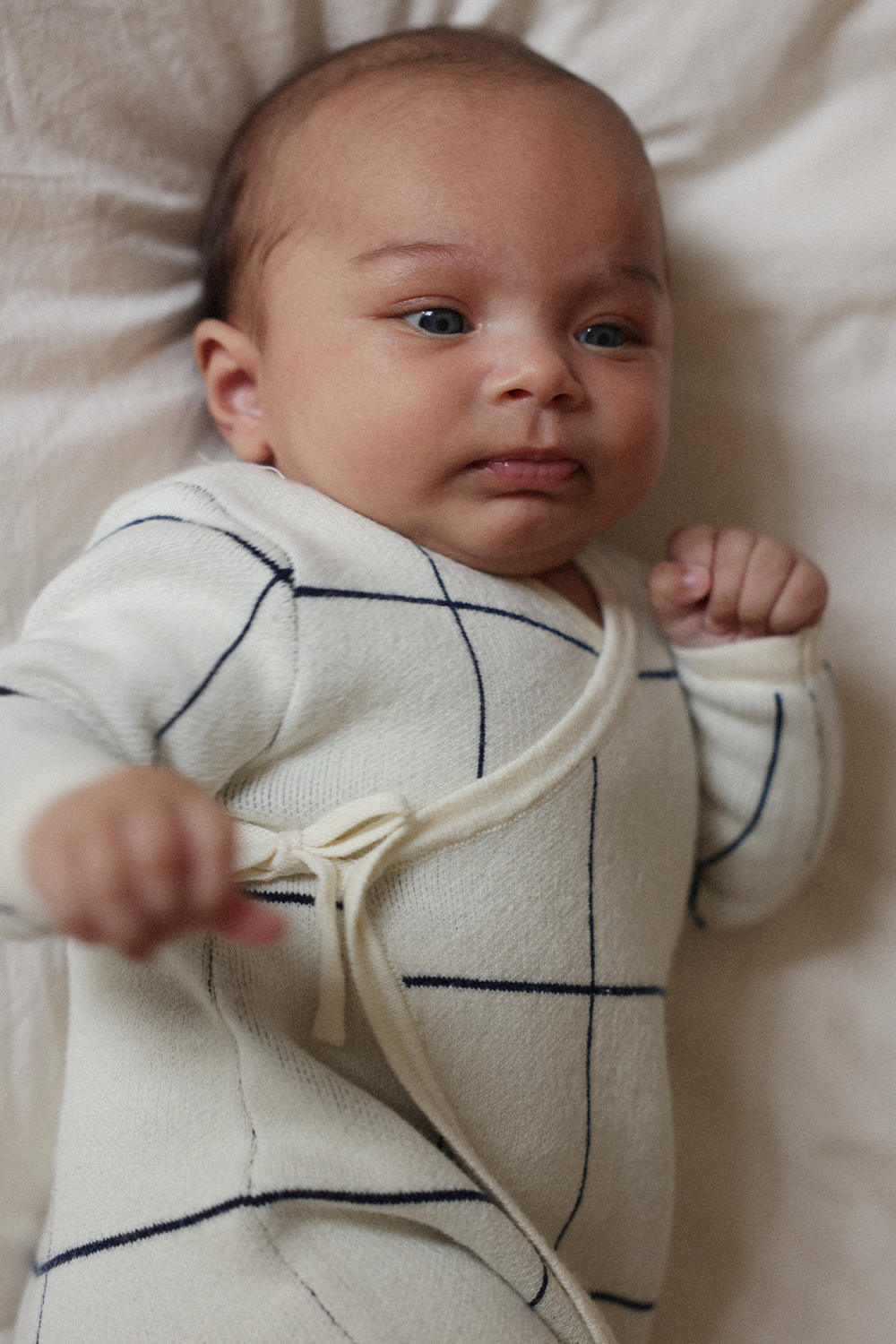Onepiece Wrap - Navy/Cream