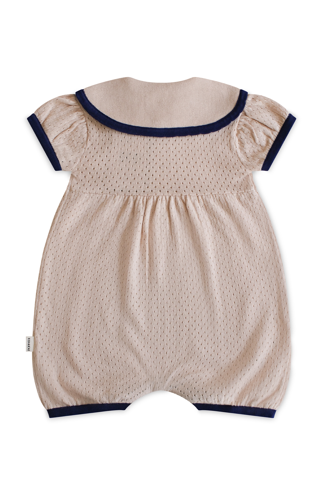 League Sail Romper - Sand/Navy