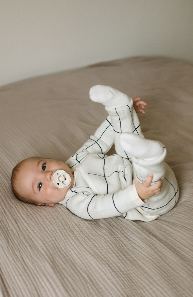 Onepiece Wrap - Navy/Cream