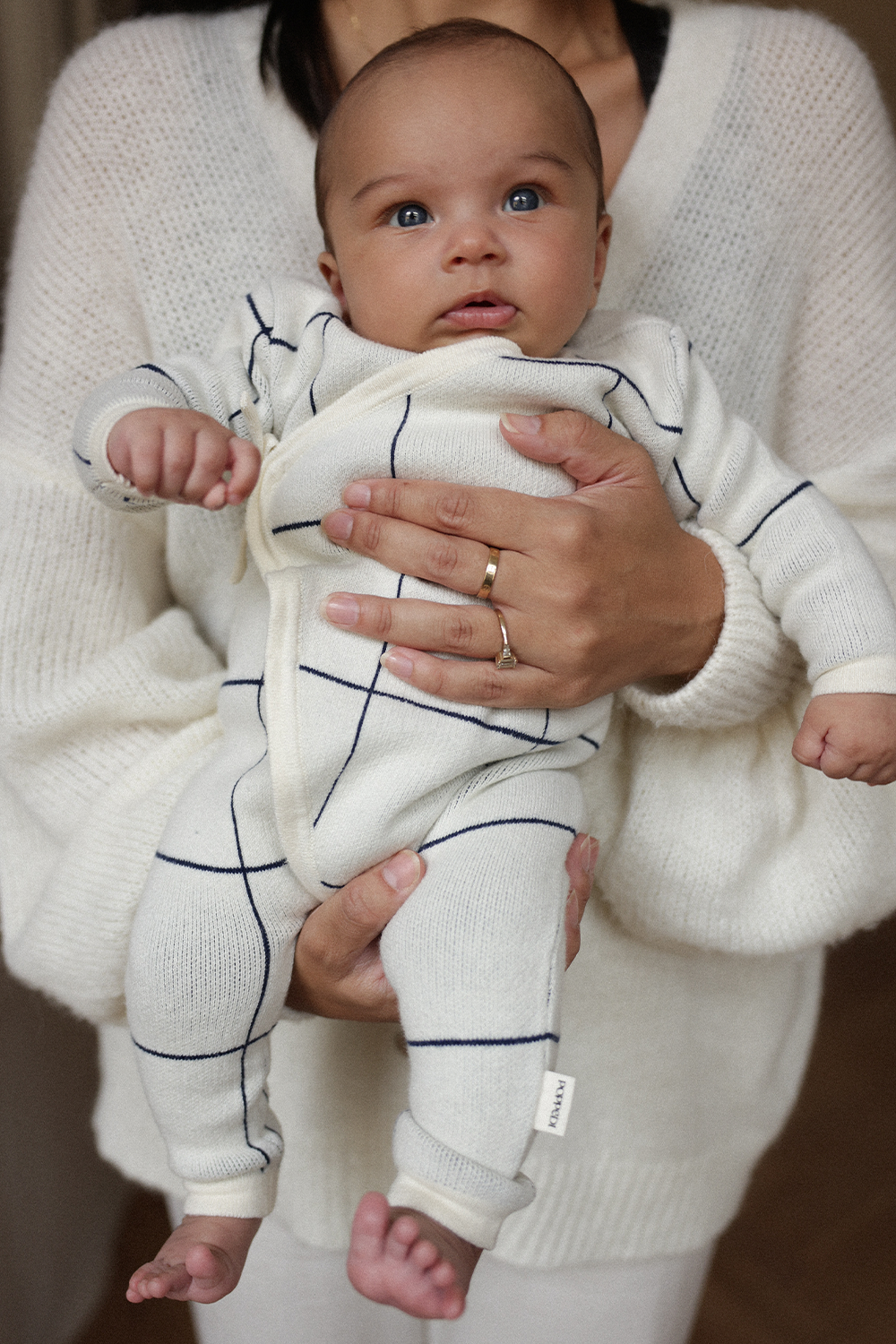 Onepiece Wrap - Navy/Cream