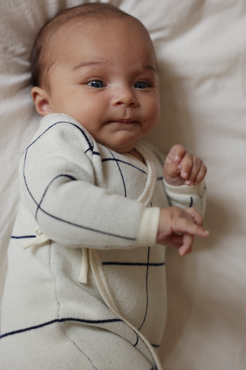 Onepiece Wrap - Navy/Cream