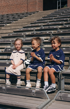 League Sail Dress - Sand/Navy