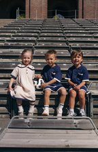 League Sail Dress - Sand/Navy