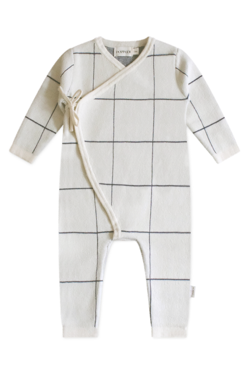 Onepiece Wrap - Navy/Cream