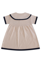 League Sail Dress - Sand/Navy