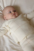 Wrap Cardigan - Beige/Cream