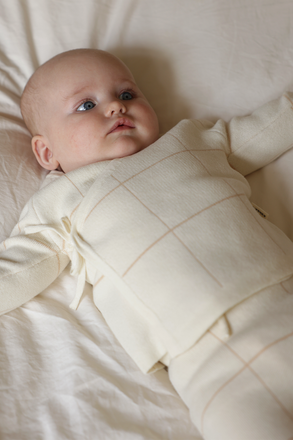 Wrap Cardigan - Beige/Cream