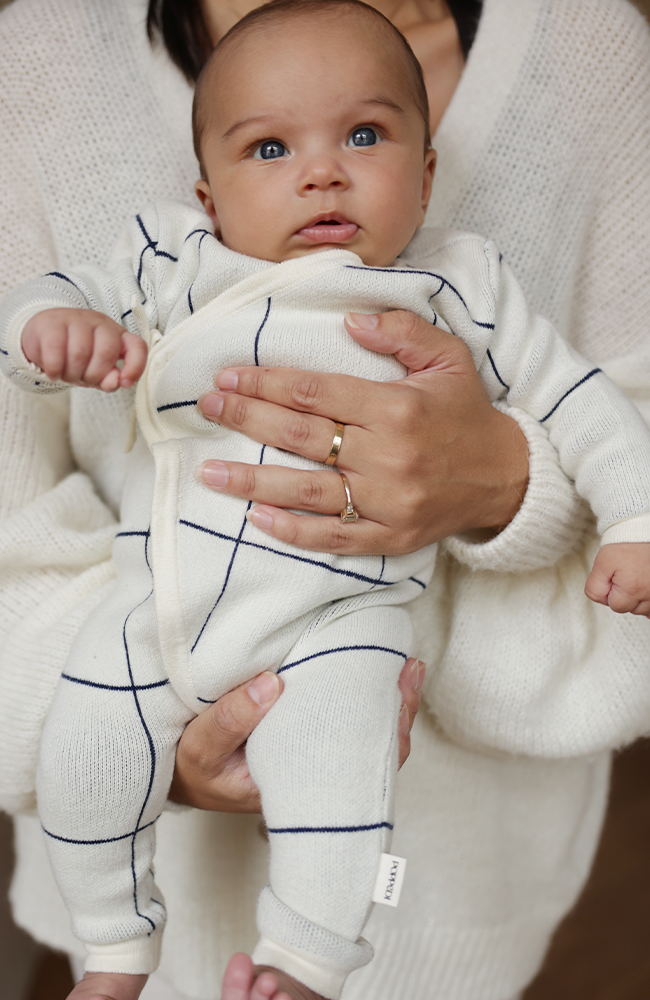 Onepiece Wrap - Navy/Cream